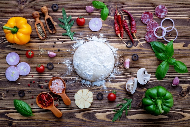 Składniki ułożone stołowo