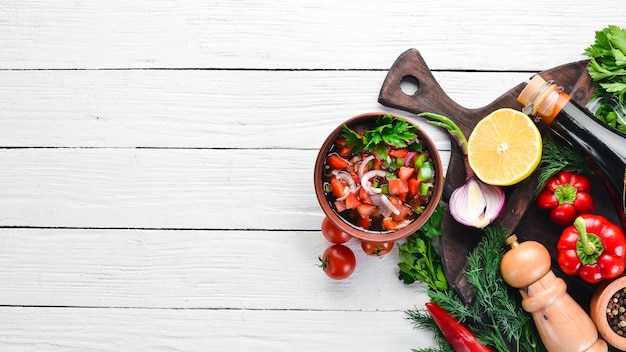 Świeże składniki na stole